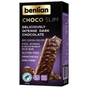 Bar BENLIAN Choco slim 85% kakao 80g slide slika