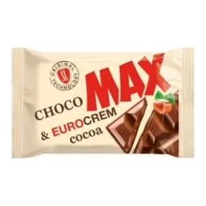 Bar CHOCO MAX eurocrem kakao 60g slide slika