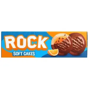 Biskvit DEX ROCK soft cakes orange 125g slide slika