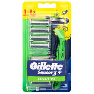 Brijač GILLETTE Sensor3+ 1kom + drška + 8 dopuna slide slika