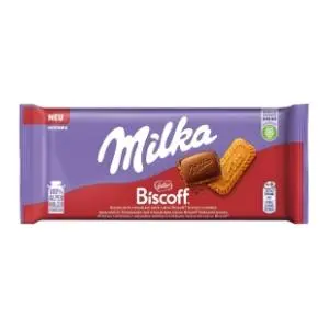 Čokolada MILKA lotus keks 90g slide slika