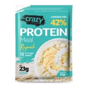CRAZY NUTRITION proteinska kaša rafaelo 55g slide slika