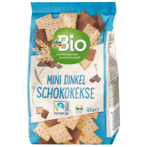 DM BIO mini keks od spelte i čokolade 125g slide slika