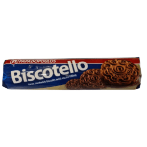 Keks BISCOTELLO sendvič čokolada 200g slide slika