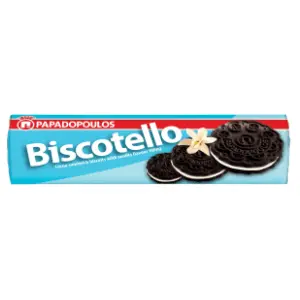 Keks BISCOTELLO sendvič vanila 200g slide slika