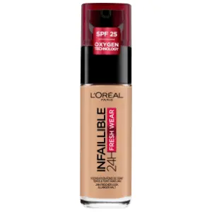 L'OREAL Infaillible 32h fresh wear tečni puder SPF25 220 sand slide slika
