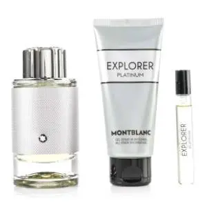 MONTBLANC set Explorer platinum slide slika