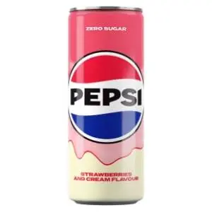 PEPSI Treats strawberry cream 330ml slide slika