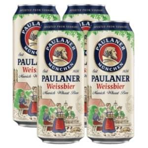 Pivo PAULANER svetlo 4x0,5l slide slika