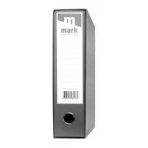 Registrator sa kutijom A4 MARK sivi slide slika