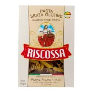RISCOSSA Penne rigate testenina bez glutena 340g slide slika