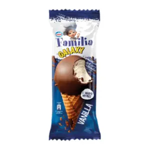 Sladoled FAMILIA Hit vanila kornet 114ml slide slika