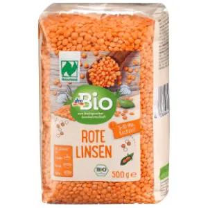 Sočivo DM BIO crveno 500g slide slika