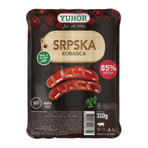 YUHOR srpska kobasica 310g slide slika