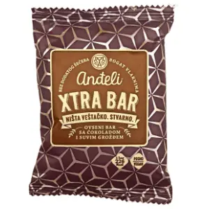 Ovseni bar ANĐELI Xtra čokolada i suvo grožđe 60g slide slika