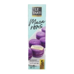 Biskvit LE TARTI Macarons borovnica 60g slide slika