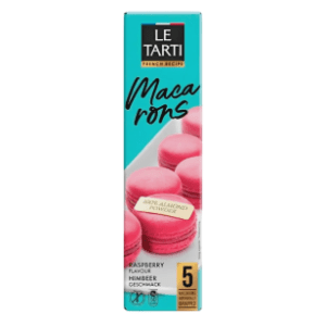 Biskvit LE TARTI Macarons malina 60g slide slika