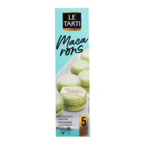 Biskvit LE TARTI Macarons pistaći 60g slide slika