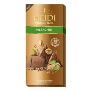 Čokolada HEIDI mlečna sa pistaćima 80g slide slika