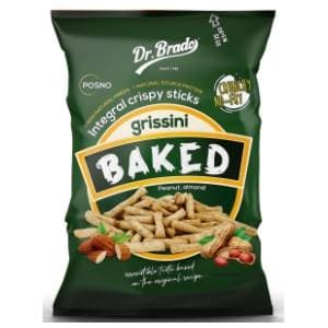 DR. BRADO grisini baked kikiriki & badem 50g slide slika