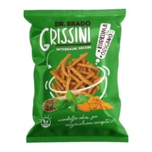 DR. BRADO grisini integralni kurkuma & origano 70g slide slika