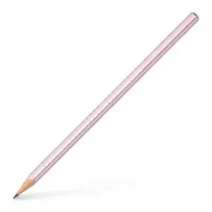 Grafitna olovka FABER CASTELL sparkle HB rose metallic 1kom slide slika