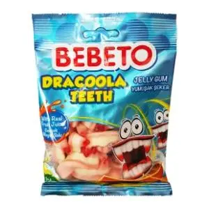Gumene bombone BEBETO dracoola teeth 80g slide slika