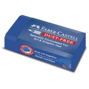 Gumica FABER CASTELL dust-free plava 1kom slide slika