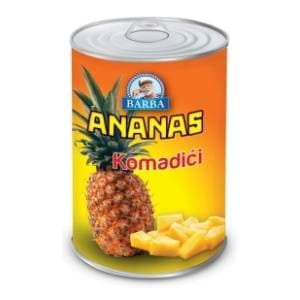 Kompot ananas komadići BARBA 565g slide slika
