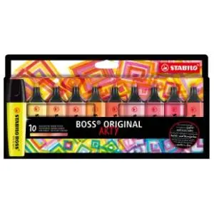 Marker STABILO boss original arty set tople boje 10kom slide slika