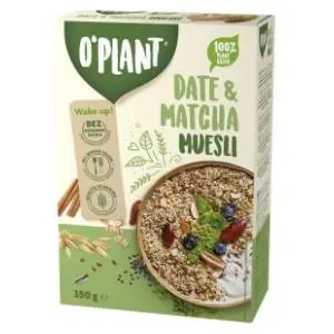 Musli O'PLANT Date & matcha 350g slide slika