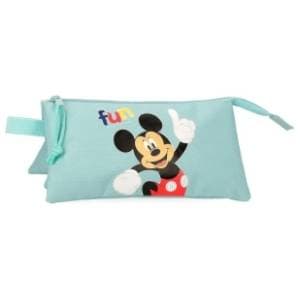 Pernica sa tri pregrade MICKEY tirkizna slide slika
