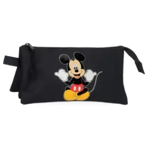 Pernica sa tri pregrade MICKEY Cheerful crna slide slika