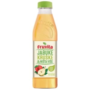 Voćni sok FRUVITA jabuke kruške i ništa više 800ml slide slika