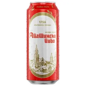 APATINSKO pivo limenka 0,5l slide slika
