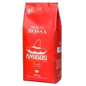 Espresso kafa AMIGOS Qualita Rossa u zrnu 1kg slide slika