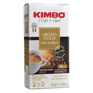 Espresso kafa KIMBO Aroma gold mlevena 250g slide slika