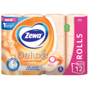 ZEWA Deluxe cashmere peach toaletni papir 3sloja 12kom slide slika
