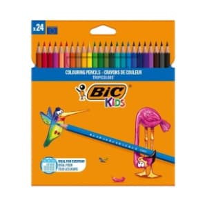 Drvene bojice BIC kids tropicolors 24kom slide slika