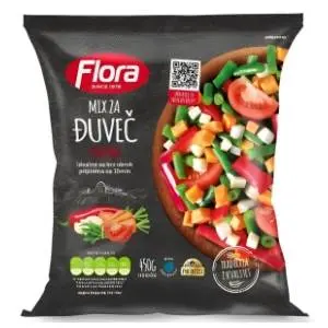 FLORA mešavina povrća za đuveč 400g slide slika