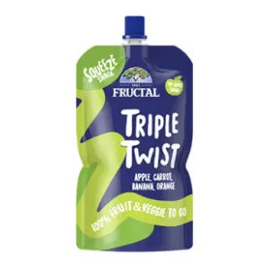 FRUCTAL voćni pire triple twist 200g slide slika