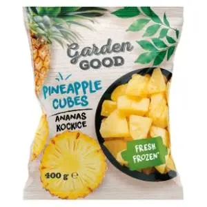 GARDEN GOOD ananas kockice 400g slide slika