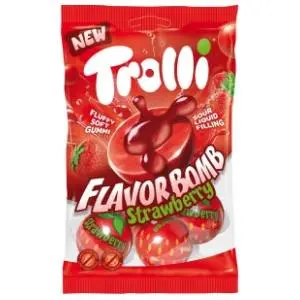 Gumene bombone TROLLI flavor jagoda 75g slide slika