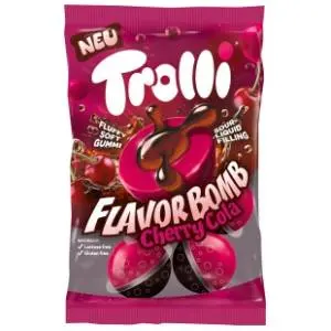 Gumene bombone TROLLI flavor višnja cola 75g slide slika