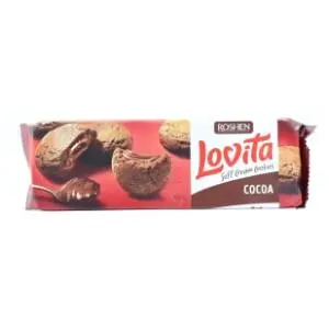 Keks ROSHEN Lovita kakao krem 127g slide slika