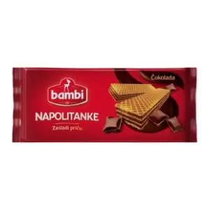 Napolitanka BAMBI čokolada 185g slide slika