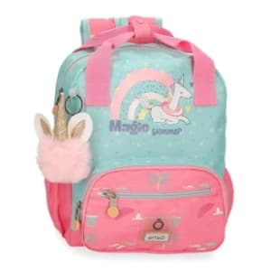 Ranac za školu ENSO Magic summer 28cm pink slide slika