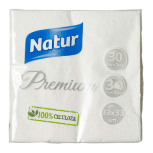 Salvete NATUR Premium bele 3sloja 30kom slide slika