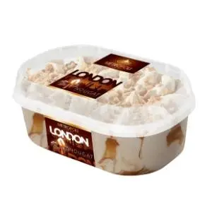 Sladoled CERMAT Metropoli London nougat 1000ml slide slika