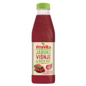 Voćni sok FRUVITA jabuke višnje i ništa više 800ml slide slika